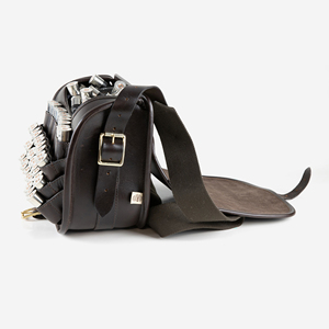 Sac en cuir à Double cartouche de chasse avec chargeur en cuir - Product Image 3