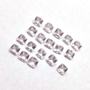 โรสควอตซ์ธรรมชาติคุณภาพสูง ขนาด 5x5 มม. เจียระไนทรงคุชชั่น น้ำหนัก 0.51 กะรัต ขายโดย Iroc Sales ควอตซ์ไฮยาลีน พลอยหลวม ผู้ผลิตและผู้จัดจำหน่ายชั้นนำ - Product Image 5