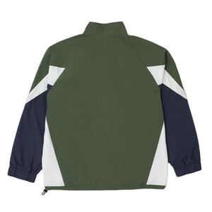 Ensemble de survêtement coupe-vent léger en nylon personnalisé pour homme avec veste à cordon de serrage et pantalon de jogging - Product Image 4