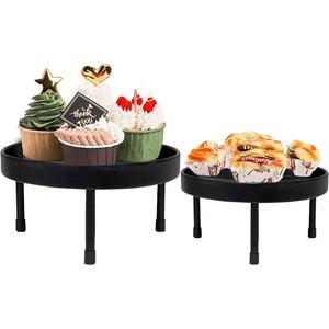 Support à gâteau en acier inoxydable à 3 niveaux, élégant et robuste, parfait pour les mariages, les fêtes et les présentations de desserts, durable - Product Image 4