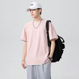 T-shirt Homme Surdimensionné Boxy Cropped Drop Shoulder Design Crew Neck Heavyweight Jersey Formel Quick Dry Eco-Friendly T-Shirt Plus Size - Product Image 6