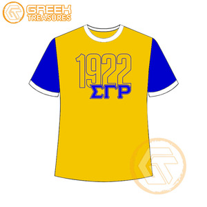 Vente en gros de t-shirt Sigma Gamma Rho pour femmes vêtements de sororité jersey de coton t-shirt respirant de haute qualité vêtements grecs pour femmes - Product Image 4