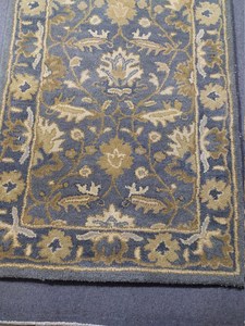 Màu Xám Vàng Ba Tư thảm thảm 100% len tay tufted hiện đại indo-ba tư phong cách 2.3x12 đống kích thước rất bền có thể giặt nhà sàn - Product Image 2