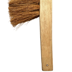 Eco Friendly Natural Coconut Fiber Mini Scrub <b>Brush</b> with Wooden Handle Household <b>Cleaning</b> Tool - Product Image 4