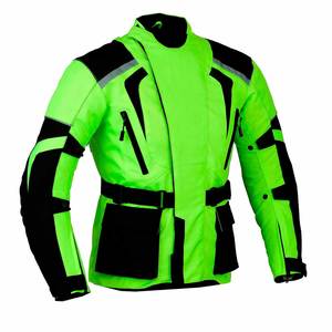 แจ็กเก็ตหนังขี่มอเตอร์ไซด์สำหรับทำงานดีไซน์คลาสสิกแจ็กเก็ตแบบสตรีทแจ็กเก็ตไนลอนบุรองอย่างยั่งยืน - Product Image 1