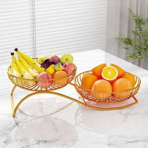 Plateau à fruits de haute qualité, en laiton, style Art déco, décoratif, salon européen, table basse, mariage, panier à fruits, collation - Product Image 4