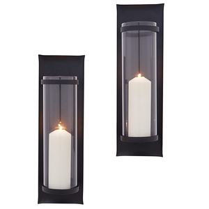 Top Leading Design Moderne Métal Intérieur Mural Suspendu Bougeoir Noir Couleur INS Inspiré Décoratif Décoration de La Maison - Product Image 5