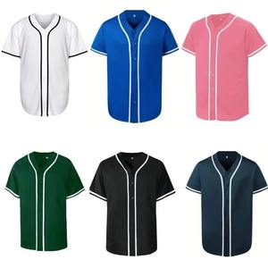 Camiseta de béisbol personalizada con sublimación, camiseta de equipo personalizada con impresión de logotipo y nombre, uniformes de béisbol con botones - Product Image 3