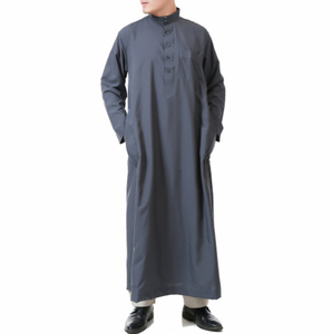 Ropa islámica de estilo islámico para hombres, diseño de Jubba árabe, Thobe al haramain, Dafah, hecho a la moda, de fábrica, nuevo - Product Image 5