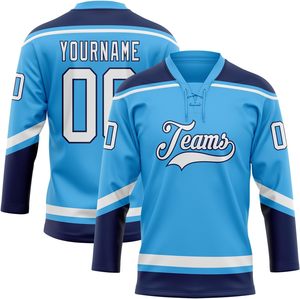 Nuevo diseño OEM Custom Professional Ice Hockey Jersey para hombres Custom Made Ice Hokey Jersey para hombres Deportes - Product Image 2