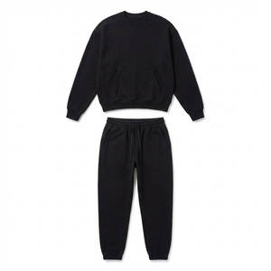 Conjunto Deportivo Informal Personalizado para Mujer, Sudadera con Capucha y Pantalones de Tela French Terry - Product Image 2