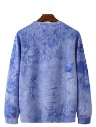 เสื้อสเวตเตอร์ซักน้ำสำหรับผู้ชายเสื้อวอร์มผ้าฝ้ายผสมแนวสตรีทแบบแฟชั่น - Product Image 2