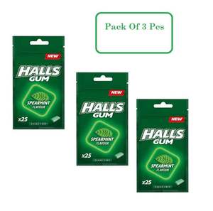 Halls Branded <b>Sugar</b> Free Fruity Flavored Premium Grade Chewing Gum-Bulk Box Packaging 5 Variants Good Price - Product Image 1