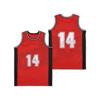 Ropa de Baloncesto de Talla Grande para Hombre, Camiseta de Baloncesto Sublimada Personalizada, Jersey de Baloncesto Retro Personalizado