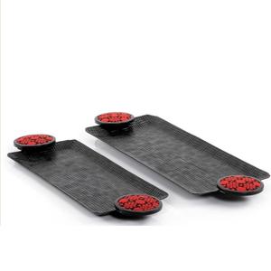 Nouvel arrivage à la recherche de délicieux plats et desserts Finition antique Plateau de service en métal très durable Équipement de restauration - Product Image 1