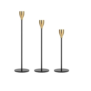 Bougeoir en acier inoxydable Offre Spéciale finition Design décoratif anniversaire bougeoir fait à la main intérieur jardin décor - Product Image 1