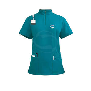 Logotipo personalizado Hombres Mujeres Unisex Enfermera Quirúrgico Scrubs Traje Doctor Médico Hospital Uniforme Conjunto Top Jogger Pantalones Scrubs Uniformes Conjunto - Product Image 2