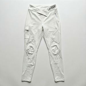 Leggings Ajustados Personalizados para Mujer, de Poliéster/Algodón Grueso, Pantalones Largos Pintados, Ropa Urbana, OEM - Product Image 1