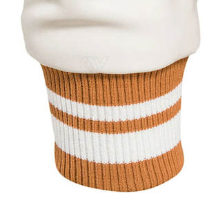 Confortable hiver chaud hommes Letterman veste toile col montant avant Logo coupe-vent de haute qualité à prix raisonnable - Product Image 5