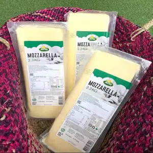 En popüler marka MOZZARELLA peynir 2.3 KG yarı sert bloklar/MOZZARELLA PIZZA peynir avrupa toptan satın