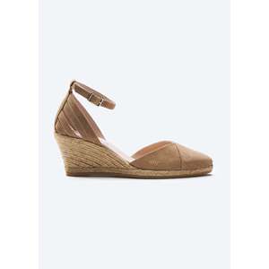 Lastret camoscio Espadrille zeppe comode sandali con elegante Design a zeppa - Product Image 1