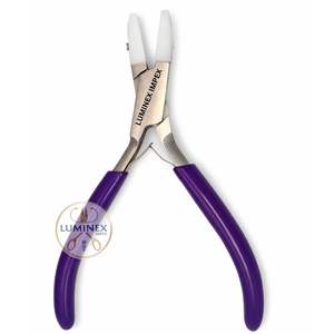 Alicates de Punta Plana con Doble Mordaza de Nailon |   Alicates de Punta Plana de Acero al Carbono con Acabado Dorado de Acero Inoxidable |   Herramientas para Hacer Joyas - Product Image 1