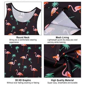 OEM Supplier's Custom Made Men's Fitness Wear Breathable Tank Top Singlets and <b>Vests</b> in Plus Sizes Plus Size Men's Tank Tops - Product Image 6