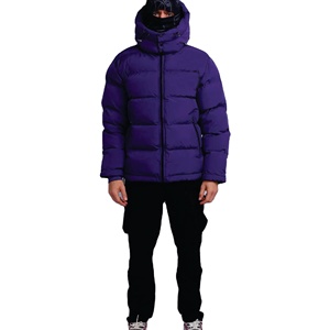 Chaqueta de invierno acolchada bomber para hombre con logotipo personalizado de manufactura, venta al por mayor - Product Image 1