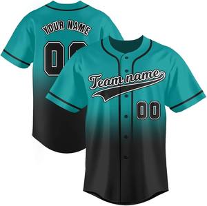 Conjunto de uniformes de béisbol de alta calidad, uniformes de béisbol y softbol bordados personalizados, ropa deportiva de malla de sublimación completa - Product Image 3