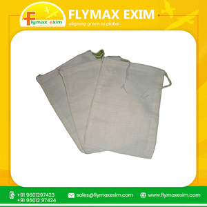 Sac à cordon en coton biologique, sac à cordon bon marché, meilleure qualité, 100% coton pur, sacs cadeaux pour les fonctions de mariage à vendre - Product Image 6