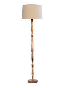 Lampe sur pied en bois nautique antique réglable pour salon, lampe sur pied moderne avec abat-jour en jute, vente en gros - Product Image 6