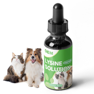 Suplemento de L-ysine para gatos, soporte inmunológico felino, estornudo respiratorio, secreción nasal, función ocular, <span class=keywords><strong>gotas</strong></span> antibióticas naturales para gatos, asado - Product Image 2