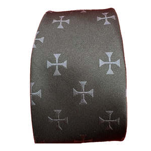 Corbata hecha a mano con diseño personalizado para hombre, tejido de poliéster de seda de secado rápido, estilo informal, corbata masónica - Product Image 4