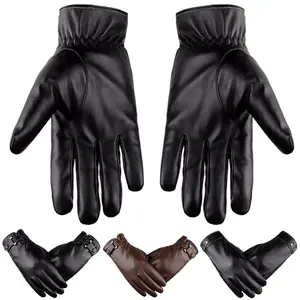 Nouveauté Gants en cuir à la mode pour femmes Gants à la mode Gant d'habillage en peau de mouton Service OEM Utilisation quotidienne personnalisée - Product Image 4