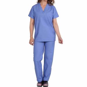 Uniformes médicos de punto con cremallera y pantalones con logotipo personalizado para el cuidado de la salud en clínicas hospitalarias - Product Image 1