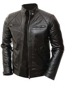 Custom Front Winter Street Style Stand High Quality <b>Leather</b> <b>Men</b> <b>Jacket</b> Eco-Friendly Breathable Wholesale Price Top Selling - Product Image 2
