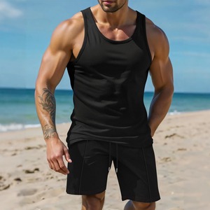 Novedad de verano, pantalones cortos transpirables para hombre, pantalones cortos de playa hawaianos, pantalones de Color sólido para hombre, ropa de calle corta ligera holgada - Product Image 1