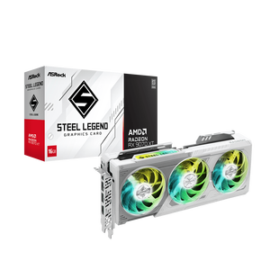 Nouvelle carte graphique ASROCK Radeon RX 9070 XT STEEL LEGEND 16 Go PCIe 5.0 VGA RX 9070XT GPU RX9070 XT pour PC de jeu de bureau - Product Image 1