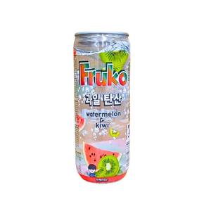 Venta al por mayor Fruko Frutti Sandía y Kiwi 24x330ml Bebida de fruta espumosa Bebida refrescante para exportación al por menor Suministro OEM - Product Image 5
