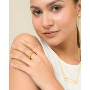 Bague éternelle en zircone saphir, argent sterling 925, largeur de bande 4 mm, épaisseur de bande 3 mm - Product Image 3