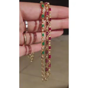 กำไลเพชรและกำไลข้อมือดีไซน์ลายจุด - Product Image 6