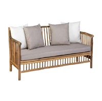 Table basse d'extérieur en bambou éco-responsable moderne, beige, forme rectangulaire, taille personnalisée, qualité supérieure, vente en gros, mobilier de maison fabriqué au Vietnam