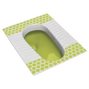 กระทะเซรามิกนั่งยองสีเขียวคู่ห้องน้ำสุขภัณฑ์จากอินเดีย - Product Image 3