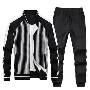 Ensembles de vêtements de sport d'équipe avec logo personnalisé Vestes d'entraînement en polyester respirant à séchage rapide Pantalons Survêtements d'approvisionnement d'usine vierges en vrac OEM - Product Image 3