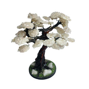 Escultura de Árbol de Cuarzo Hecha a Mano - Bonsái de Piedra Preciosa Natural de Forma Irregular para Protección y Concentración - Duradero, Origen Perú, Venta al por Mayor - Product Image 3