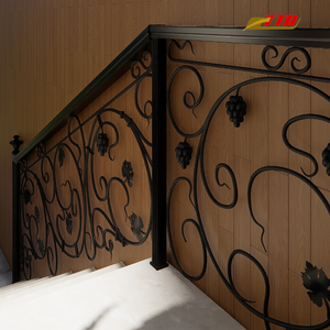 Les balustrades d'escalier en fer durable améliorent la sécurité et le style de votre escalier avec des conceptions personnalisables et de haute qualité pour les maisons - Product Image 2