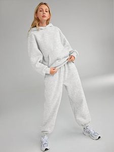 Nouveauté Survêtements pour femmes avec fermeture éclair, coupe confortable, design uni 2 en 1, différentes couleurs, ensemble de survêtements 2 pièces - Product Image 3