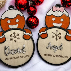 Los mejores árboles de Navidad tradicionales de madera hechos a mano, adornos navideños centelleantes - Product Image 1