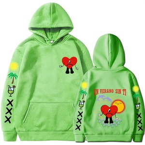 Pull à capuche en molleton de coton imprimé pour hommes et femmes, vente en gros - Product Image 1