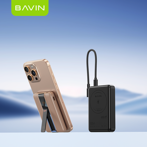 Chargeur sans fil BAVIN PC1189S PC1190S 10000mah 5000mah 15W Power Bank à charge rapide avec magnétique - Product Image 1